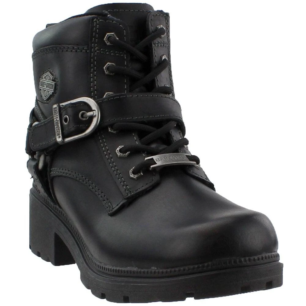 Harley Davidson Tegan Round Toe Motorcycle Boots 2