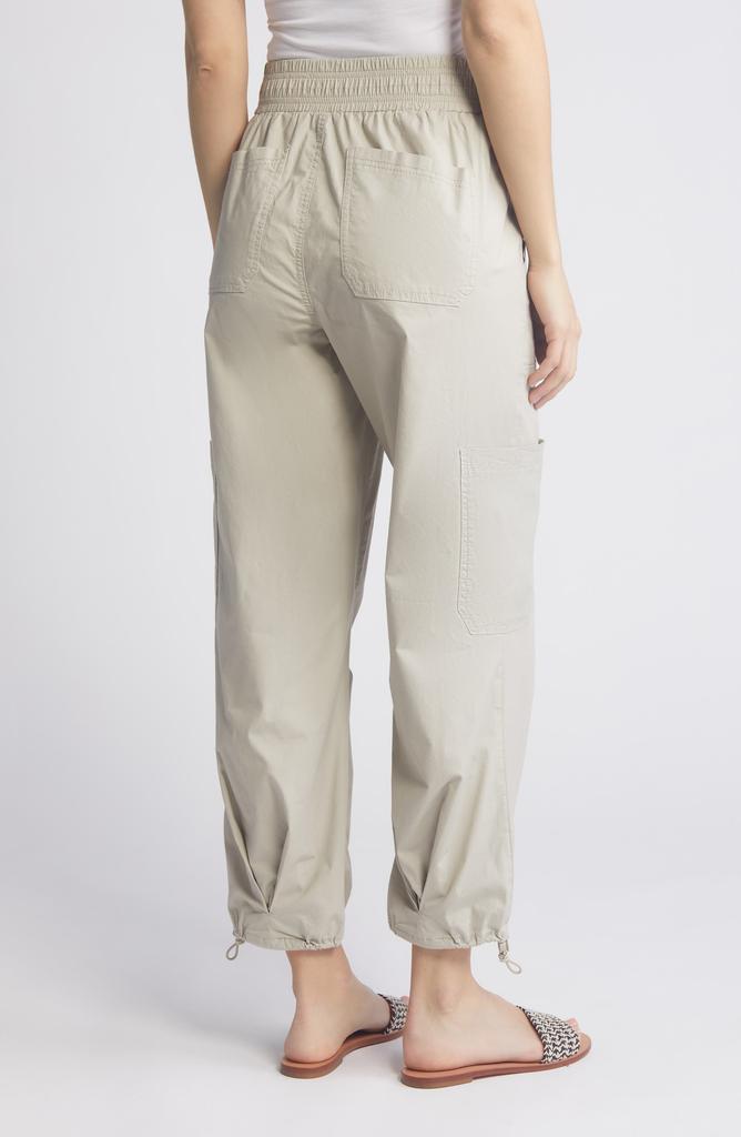 Wit & Wisdom 'Ab'Leisure Skyrise Pull-On Straight Leg Poplin Cargo Pants