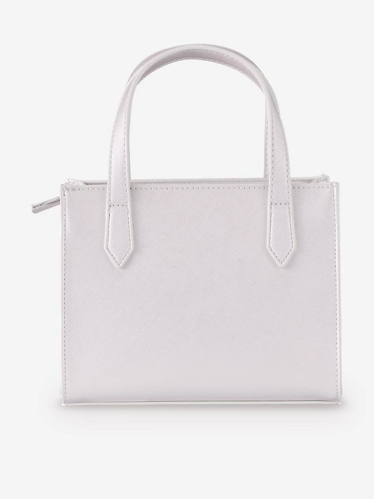 Valentino Valentino Girls Divina Tote Bag in Silver (20cm) 2