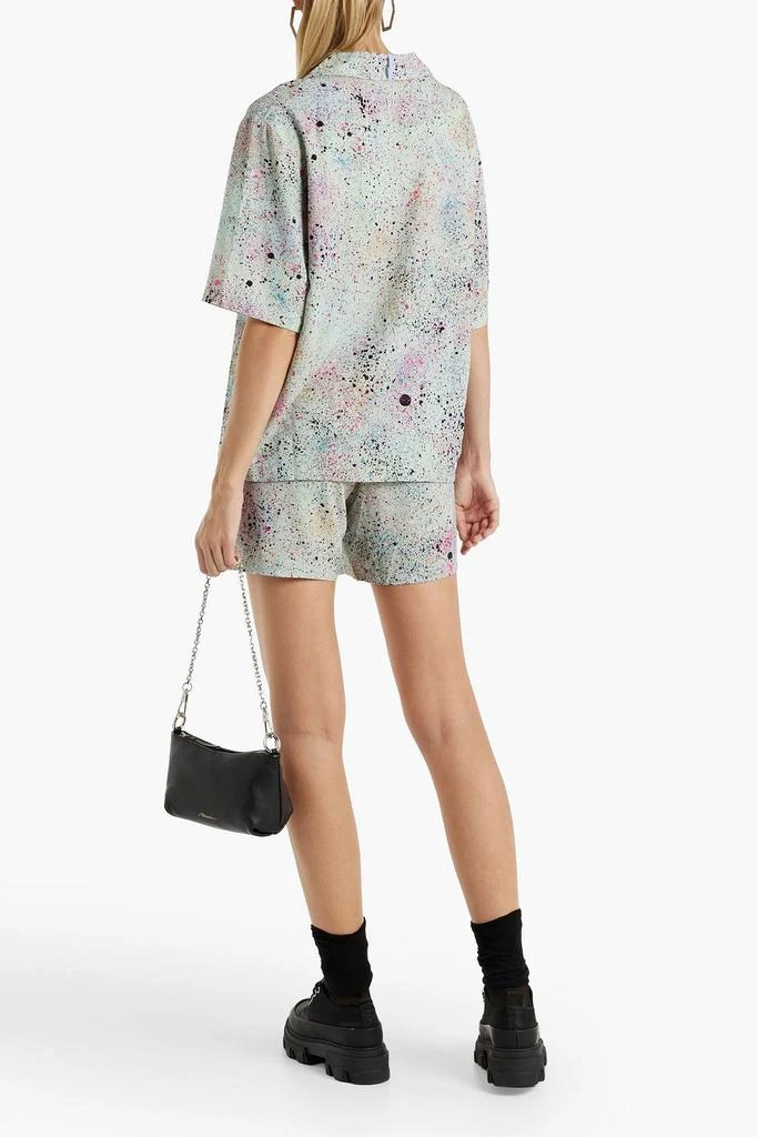 Alexander McQueen Printed crepe shorts 3