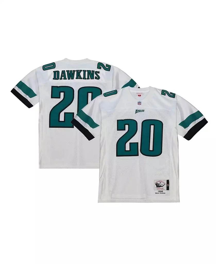 Mitchell & Ness Men's Brian Dawkins White Philadelphia Eagles 1996 Authentic Jersey 1