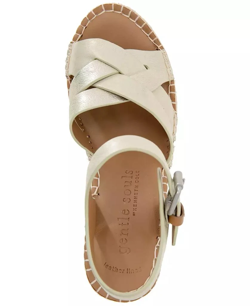 Gentle Souls Women's Caspain Wedge Sandals 4