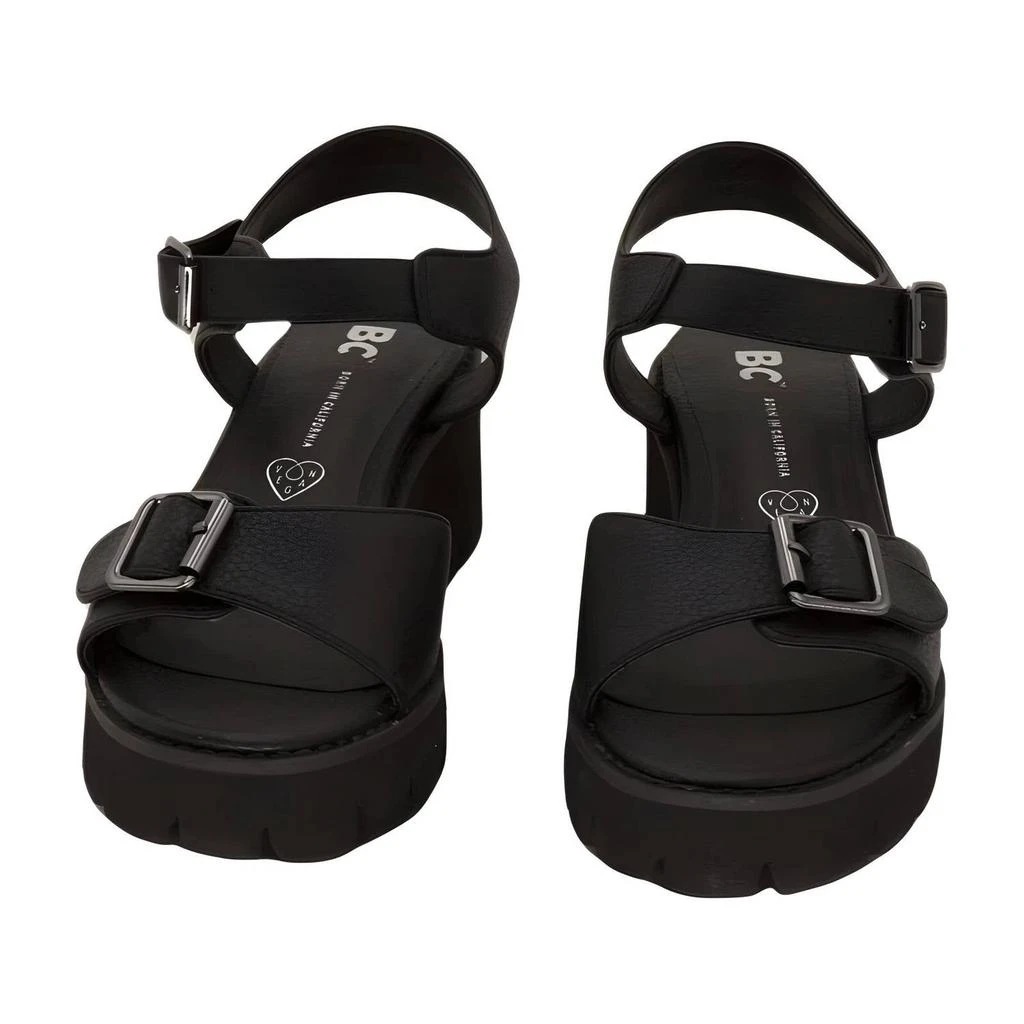 BC Footwear Women's So Famous Heeled Sandal In Black 4