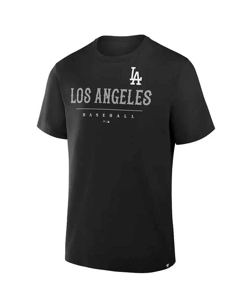 Fanatics Men's Black Los Angeles Dodgers Color Pop Legacy Clubhouse T-Shirt 3