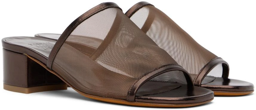 Maryam Nassir Zadeh Bronze Sophie Slides 4