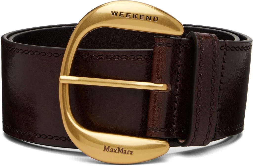 Weekend Max Mara Brown Wkalaccato Belt