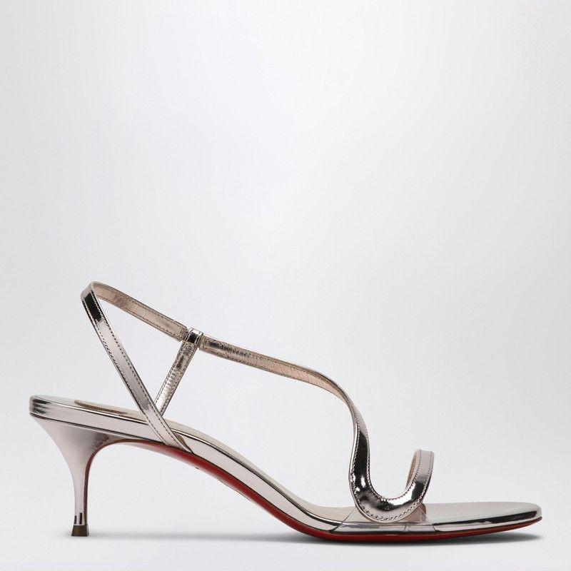 シューズ・サンダルその他 Christian Louboutin Rosalie sandals in vintage pink laminate Rosalie - 55 mm Sandals - Laminated calf leather - Vintage