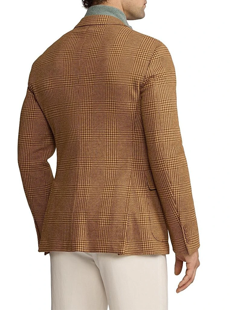 Ralph Lauren Hadley Hand-Tailored Plaid Jersey Jacket 5