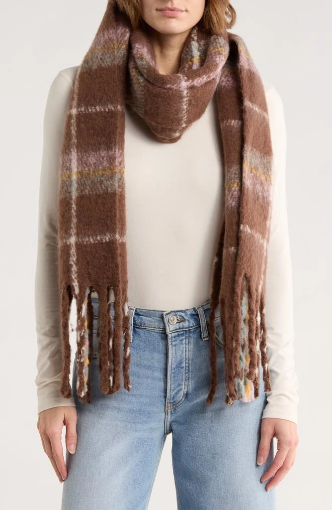 MODENA Bouclé Plaid Scarf