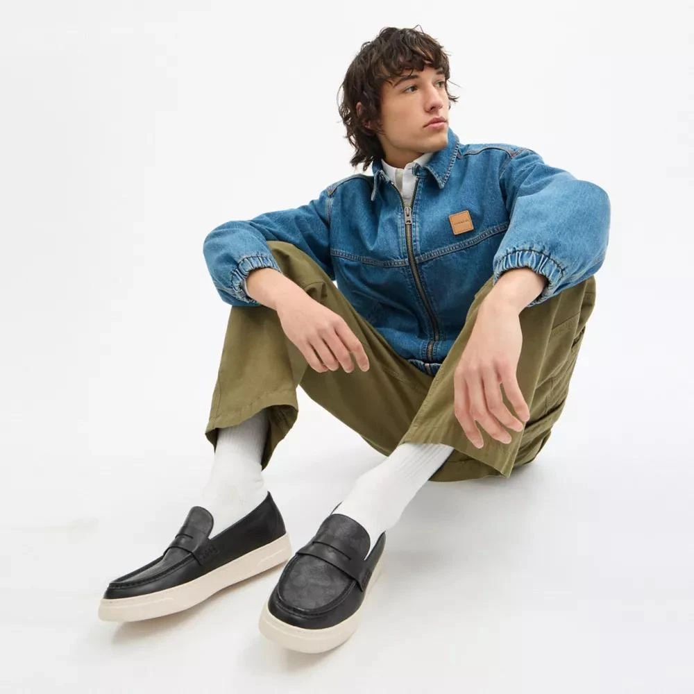 Coach Hybrid Loafer With Signature Canvas 2