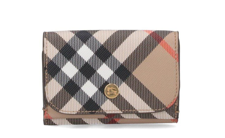Burberry Burberry Vintage-Check Foldover-Top Wallet 2