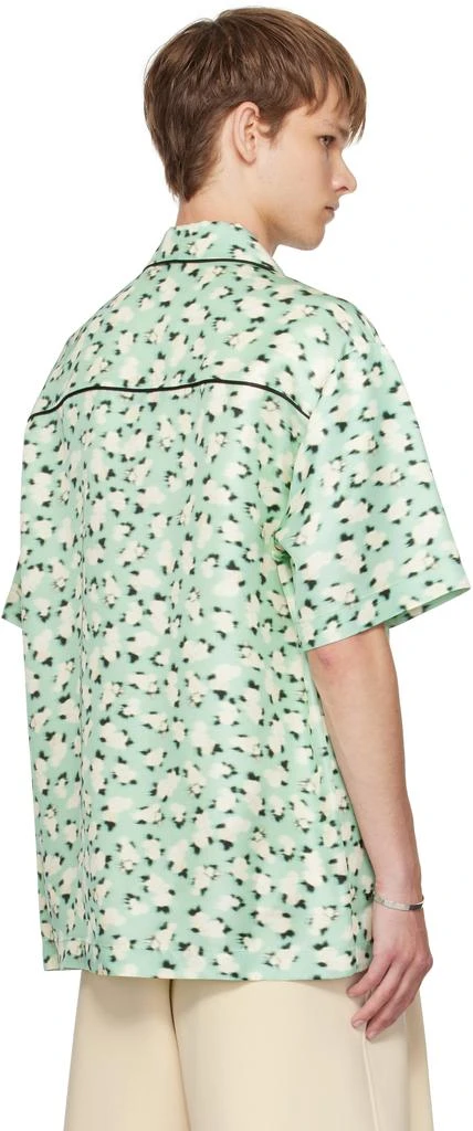 Jil Sander Green Floral Shirt 3