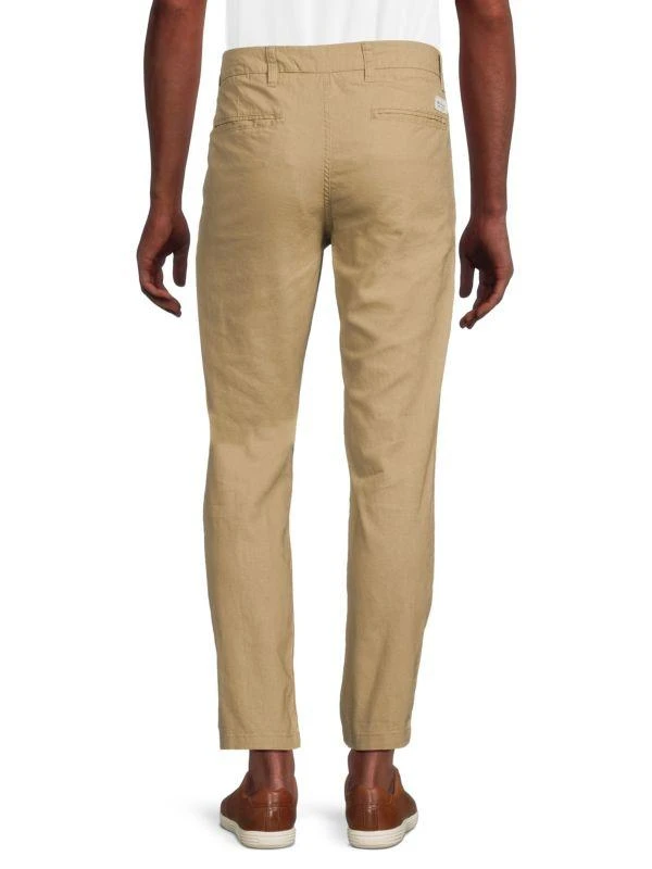 Ben Sherman Slim Fit Linen Blend Pants 2