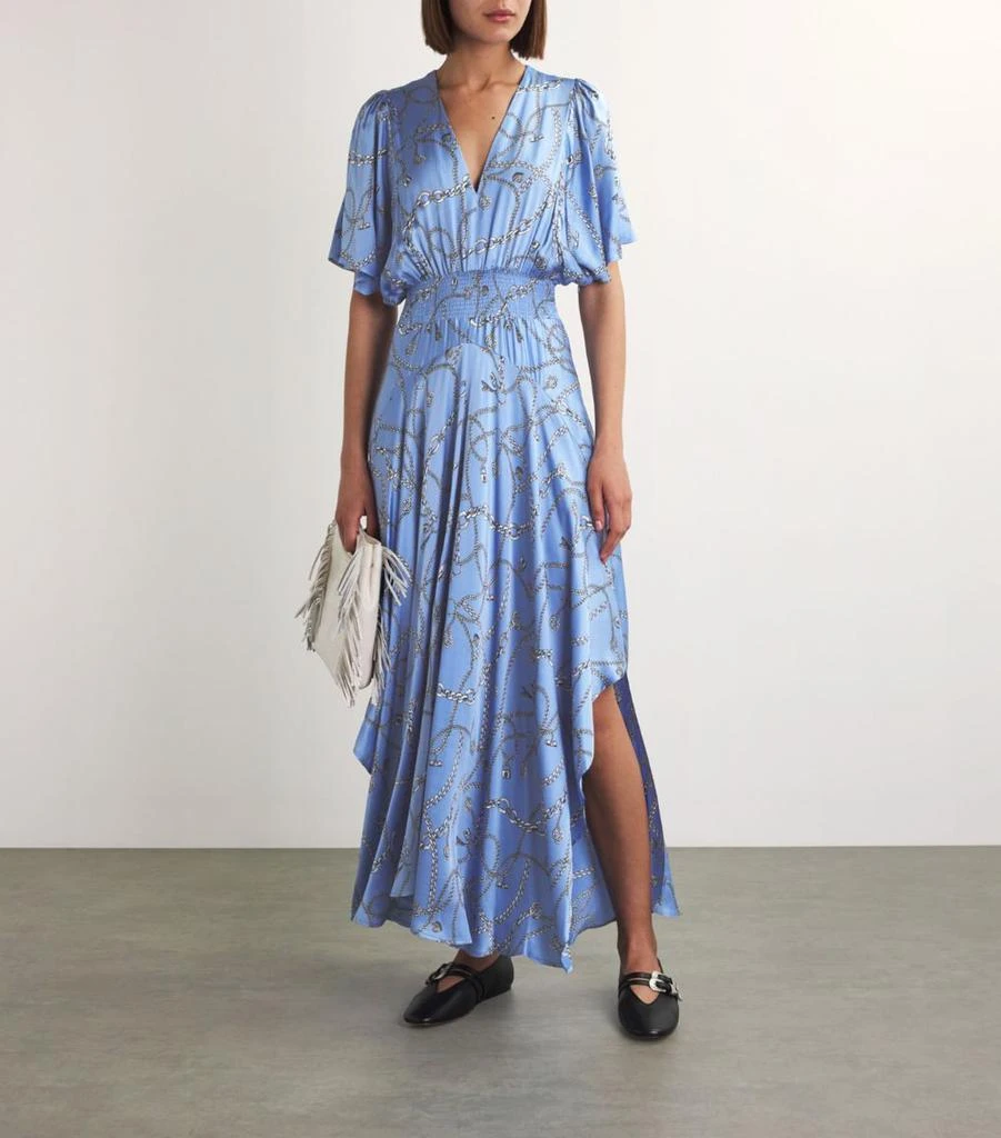 Maje Chain Print Maxi Dress 2