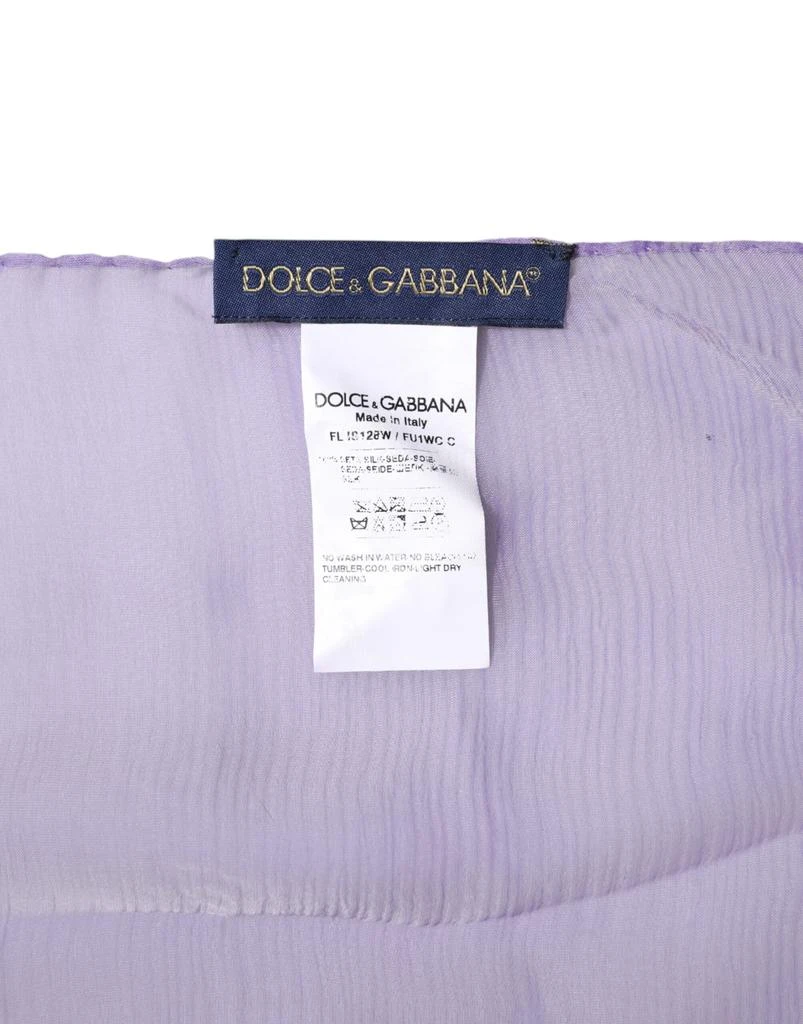 Dolce 
Gabbana Silk Rectangle Wrap Shawl Women
s Scarf 5