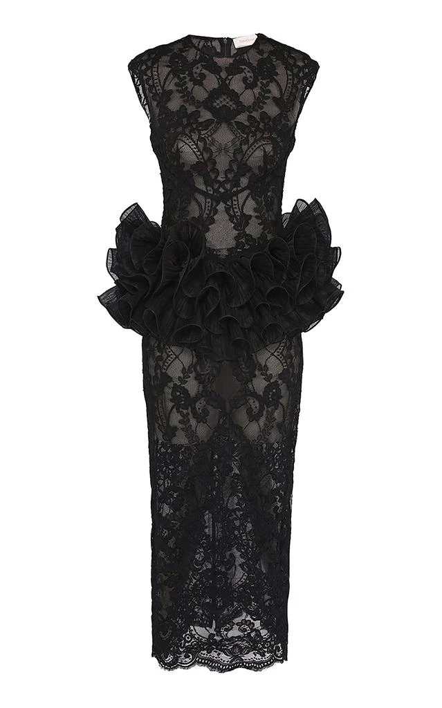 awaken my love black long sleeve lace maxi dress Awaken My Love White Long Sleeve Lace Maxi Dress – iwearmystyle main image 0