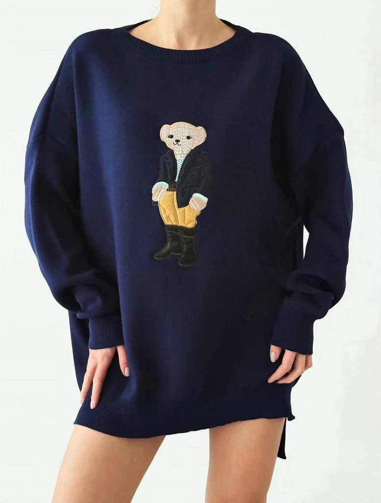 Anaz Anaz - Lady Polo Bear Sweater