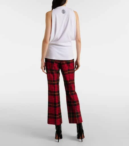 Alexander McQueen Draped cotton top 3