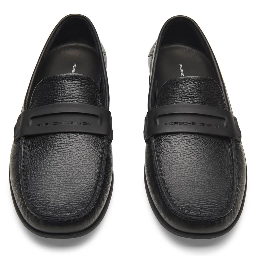 Porsche Design Driver Black Calf Grain Moccasins 3