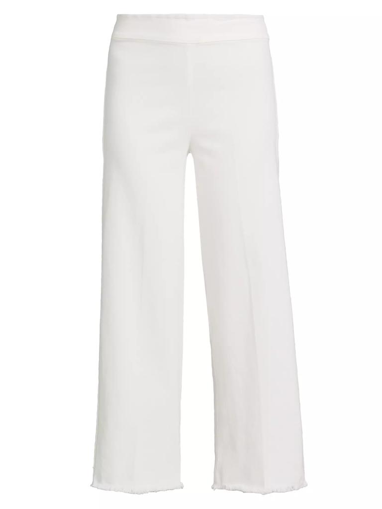 Avenue Montaigne Stretch-Denim Wide-Leg Jeans