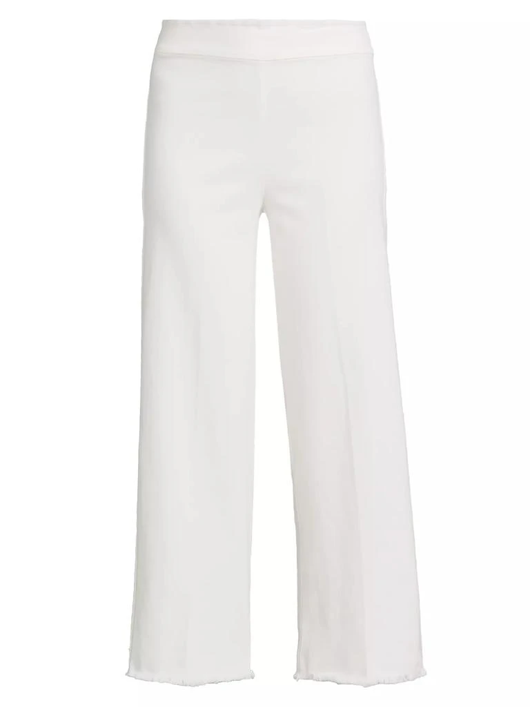 Avenue Montaigne Stretch-Denim Wide-Leg Jeans 1