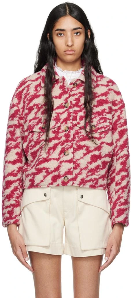 Isabel Marant Pink & Beige Ferida Jacket 1
