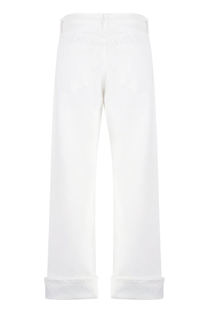 AGOLDE AGOLDE Fran Low-Rise Straight-Leg Jeans