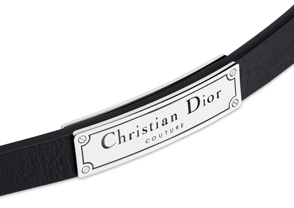 DIOR Christian Dior Couture Leather Double Bracelet 4