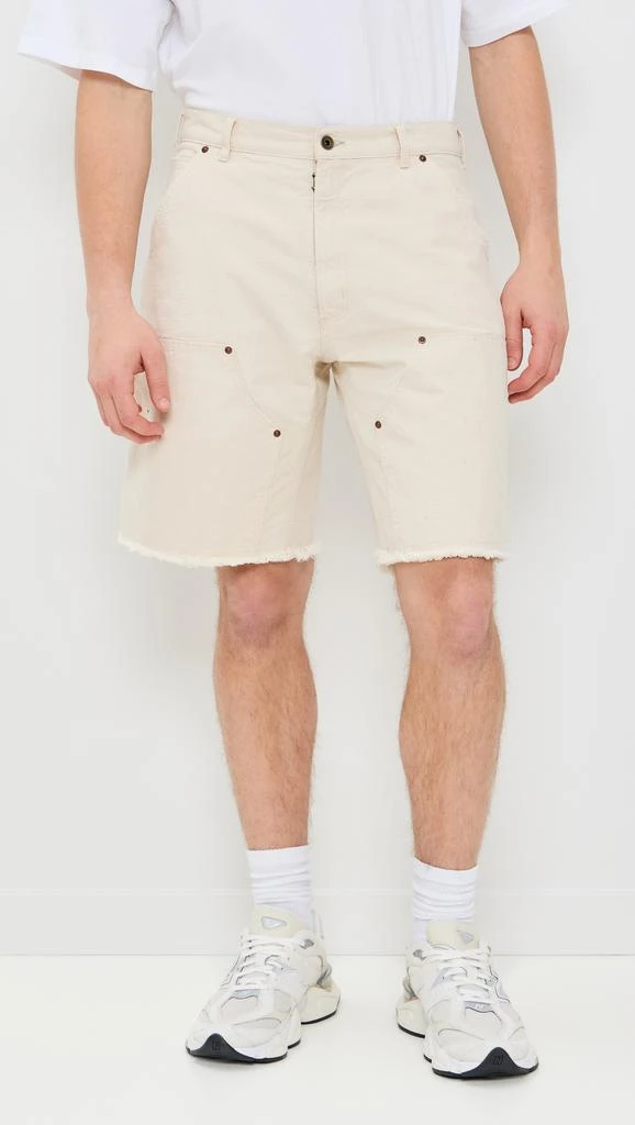 MAISON MARGIELA Canvas Workwear Shorts 10" 2