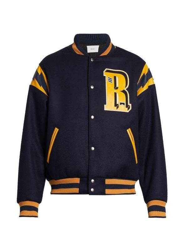 R H U D E American Spirit Lighting Bomber Jacket 5