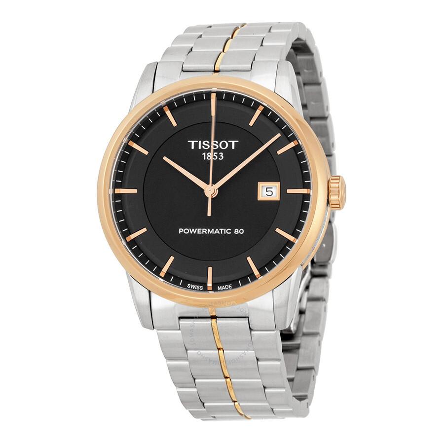 Tissot Powermatic 80 Black Dial Men's Watch T0864072205100