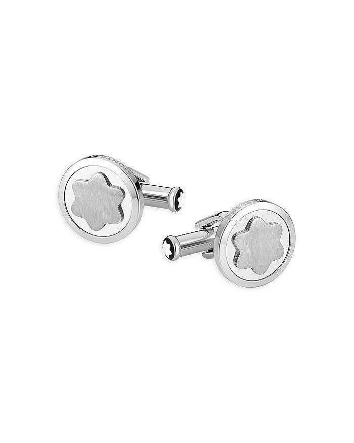 MontBlanc Snowcap Stainless Steel Cufflinks