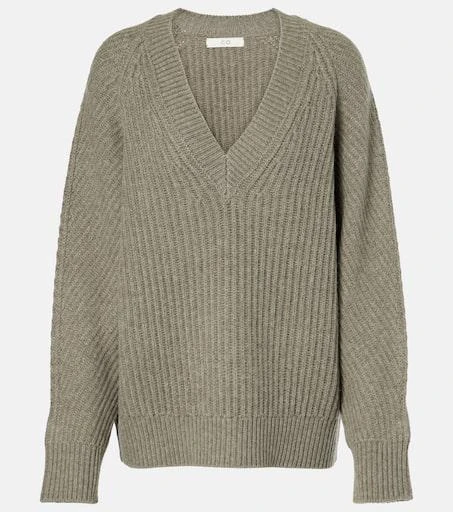 CO Ribbed-knit wool and cashmere sweater 1