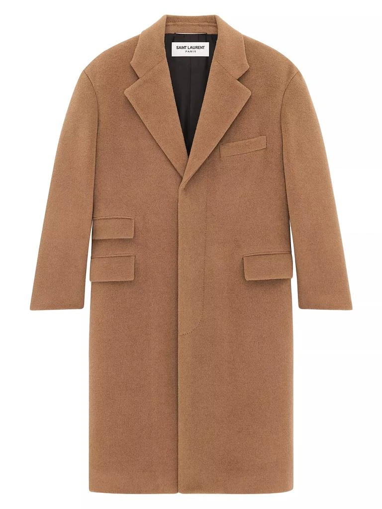 Yves Saint Laurent Oversized Coat in Wool 1