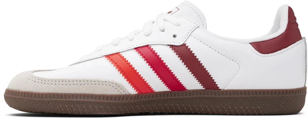 Adidas Big Kids White 
Red Samba OG Sneakers 3
