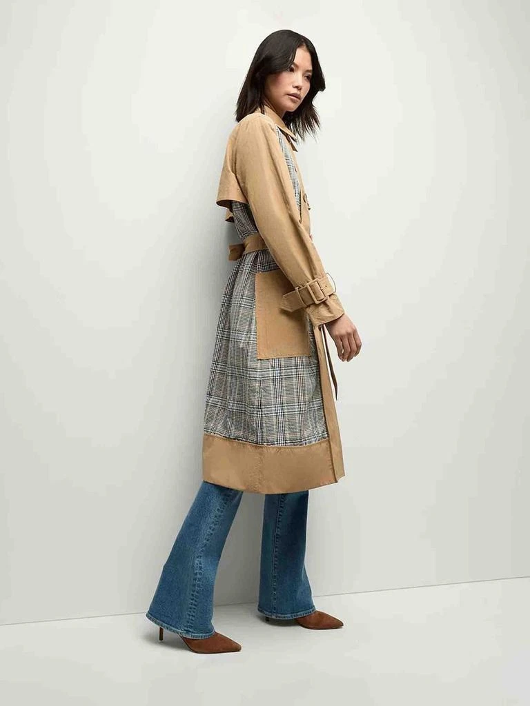 VERONICA BEARD Veronica Beard Patchwork Trench Coat 3