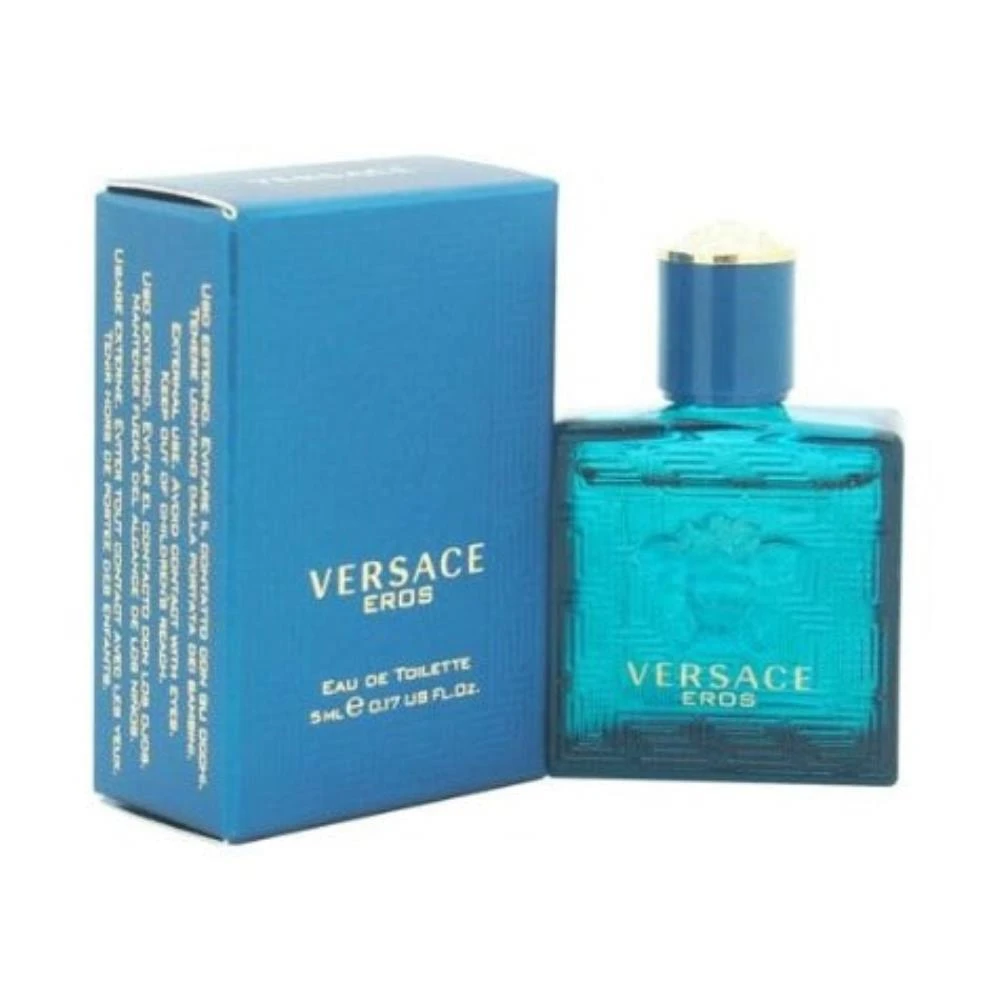 Versace Eros Eau De Toilette  Men's Cologne 0.17 Oz Mini 1