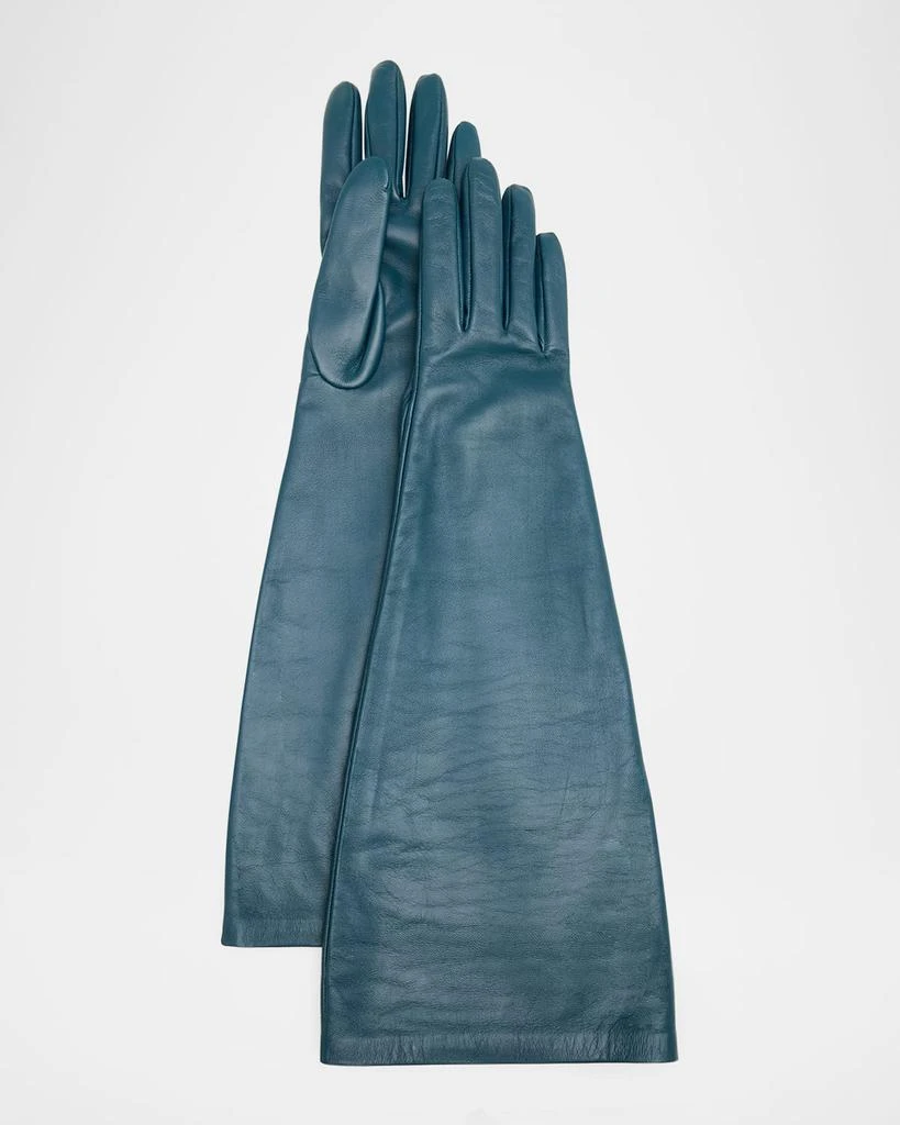 Yves Saint Laurent Long Leather Gloves 1