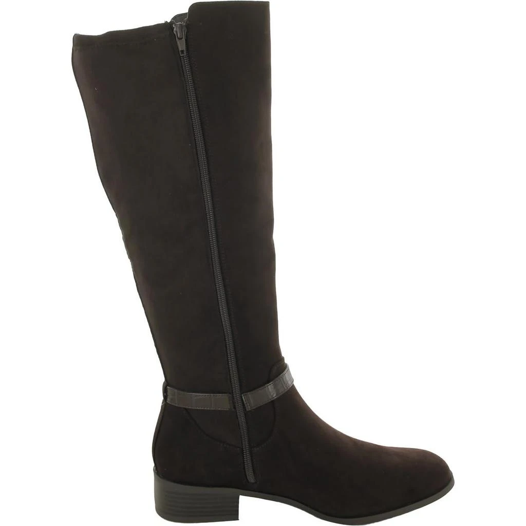 Karen Scott Stanell Womens Faux Suede Round Toe Knee-High Boots 2