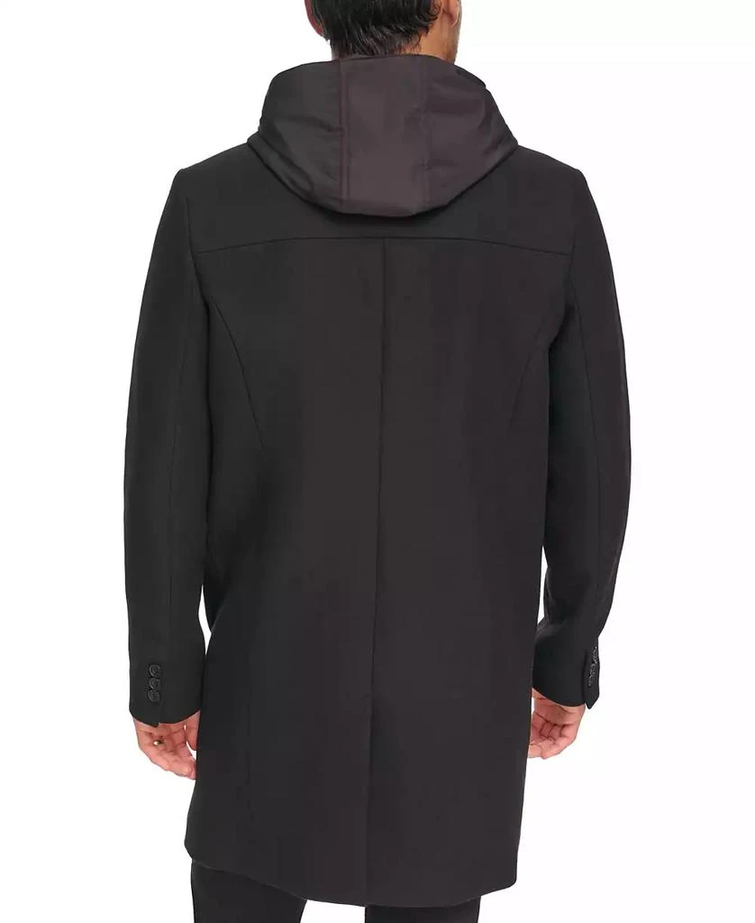 Kenneth Cole Men's Removable Hood Button Car Coat 2