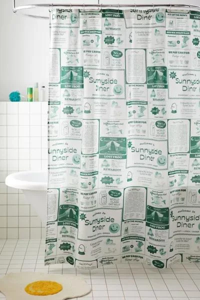Urban Outfitters Diner Shower Curtain 1