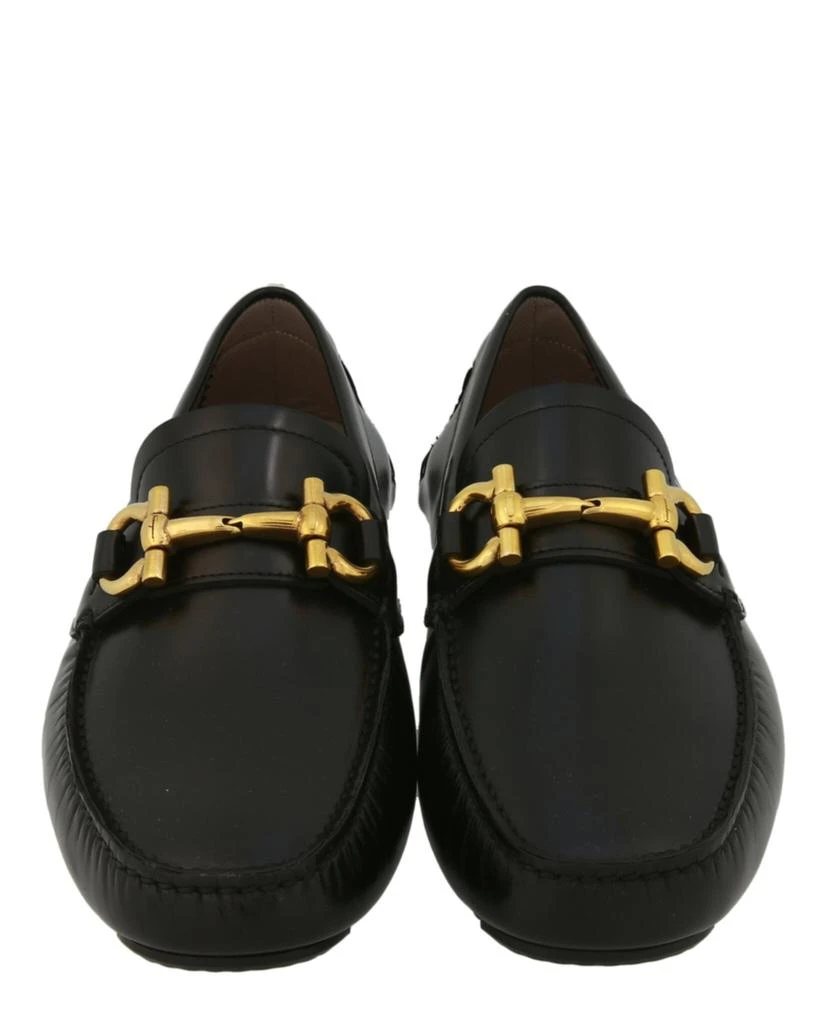 Salvatore Ferragamo Parigi Gancini Leather Drivers 5