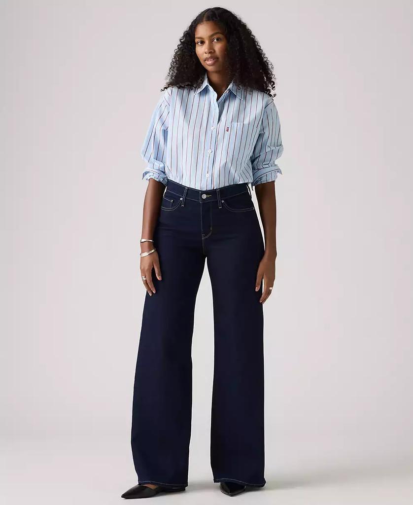 Levi's Women's 318 Shaping Stellar-Stretch Wide-Leg Jeans 30"