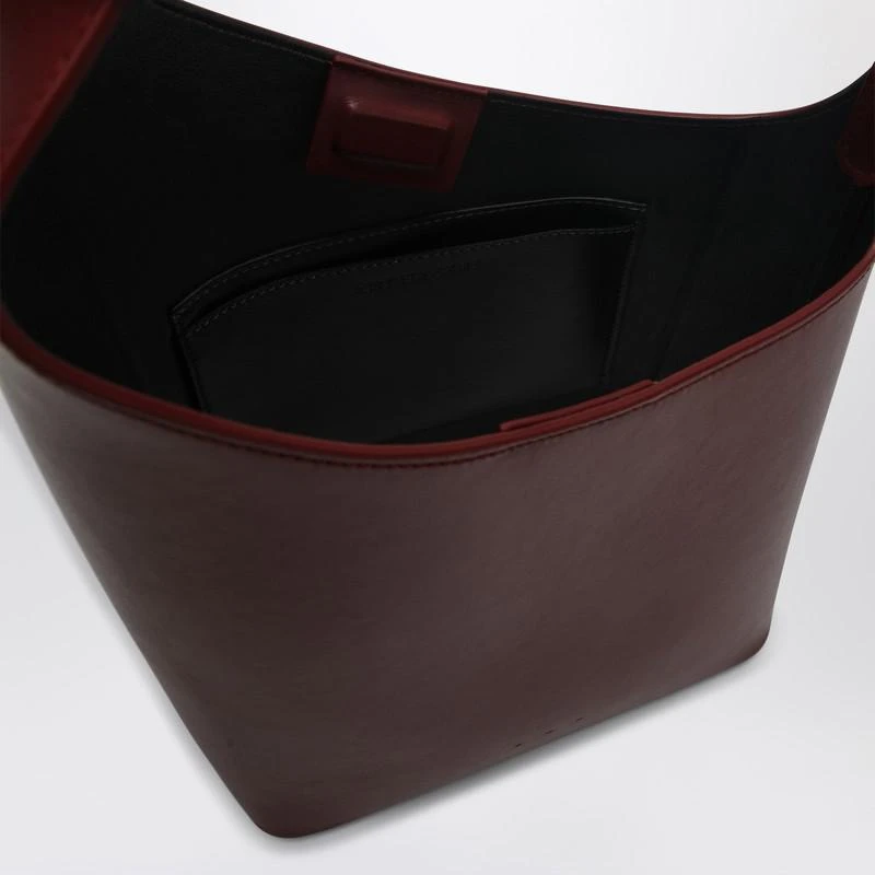 AESTHER EKME Bordeaux leather demi lune bag 5