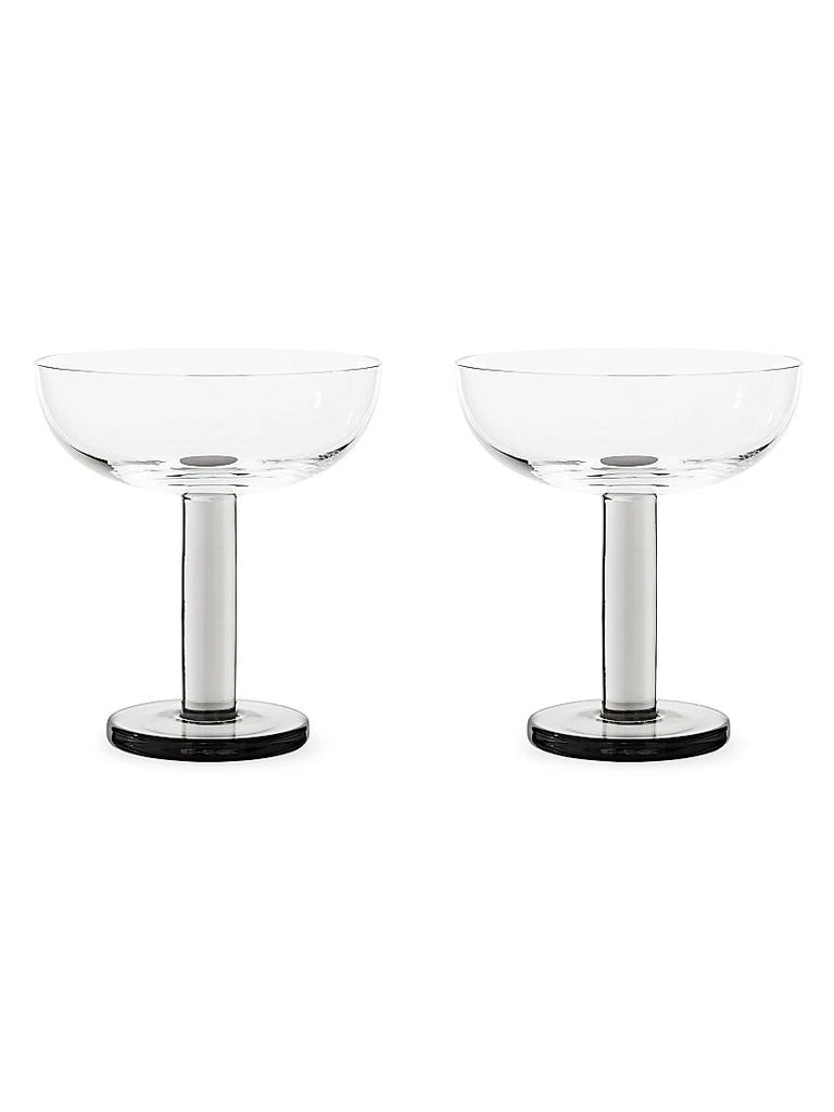 Tom Dixon Puck 2-Piece Coupe Glass Set 1
