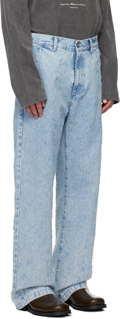 mfpen Blue Straight Cut Jeans