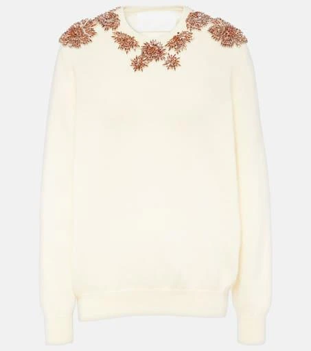Costarellos Crystal-embellished sweater 1