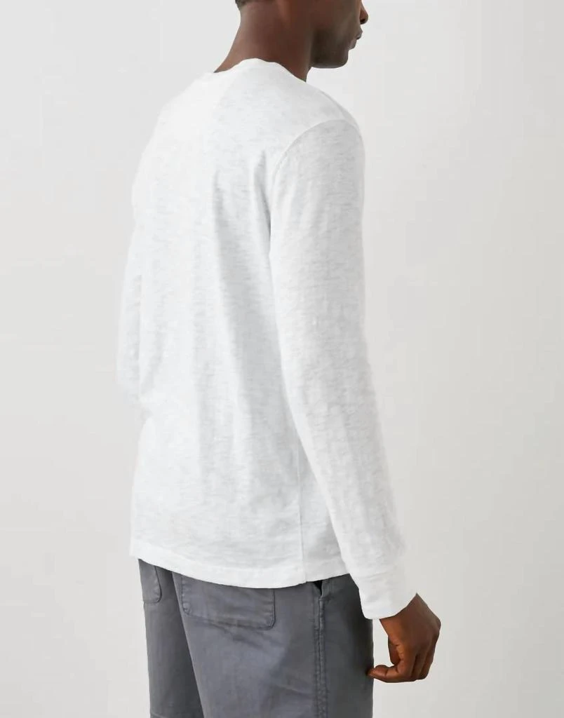 Rails Skhi Henley Shirt In White 2