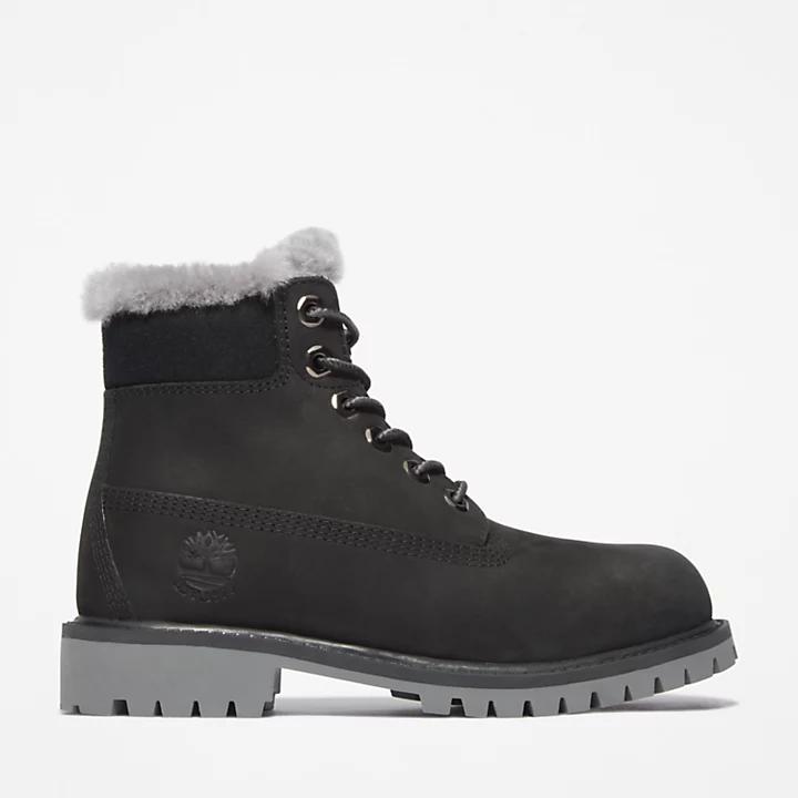 Timberland Timberland® Premium 6 Inch Winter Boot for Junior in Black