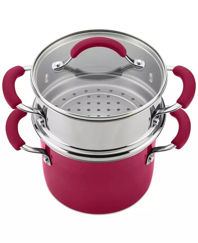 Rachael Ray Cucina 3-Quart Nonstick Saucepot with Steamer and Lid 2